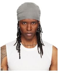 Rick Owens - Taupe Tower Medium Beanie - Lyst