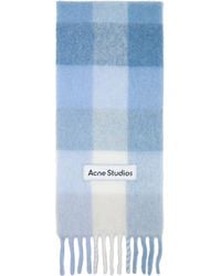 Acne Studios - Mohair Checked Scarf - Lyst