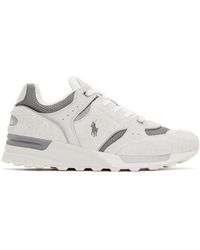 Polo Ralph Lauren - Gray Trackster 200 Sneakers - Lyst