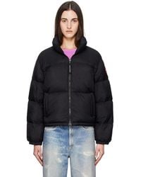 Canada Goose - Blouson Matelassé Fallon Noir Rembourré En Duvet - Lyst
