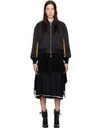 Undercover - Scarf Bomber Jacket - Lyst