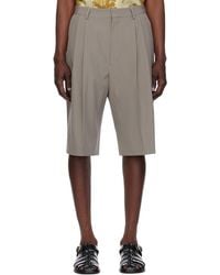 Dries Van Noten - Tailored Wool Shorts - Lyst