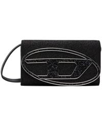 DIESEL - Black 1dr Wallet Strap Bag - Lyst