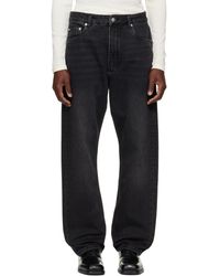 Studio Nicholson - Jean Droit Riso Noir - Lyst