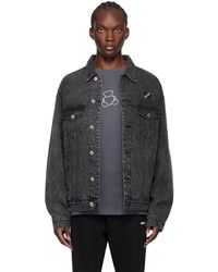 we11done - Oversized Denim Jacket - Lyst