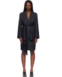 MM6 by Maison Margiela - Wool-Blend Gloves Blazer - Lyst