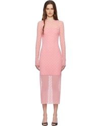 Givenchy - Monogram 72 Tulle Midi Dress - Lyst