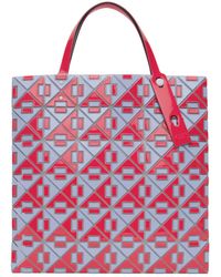 Bao Bao Issey Miyake - Red & Blue Connect 6x6 Tote - Lyst