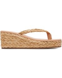 Ancient Greek Sandals - Etheria Low Wedge Heeled Sandals - Lyst