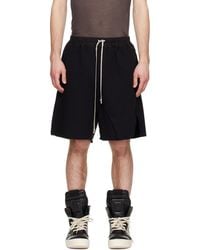 Rick Owens - Temple Furka Heavy Sweatshirt Long Shorts - Lyst