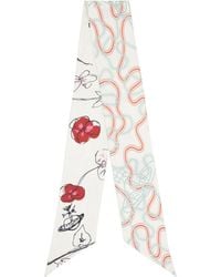 Vivienne Westwood - Flower & Orb Twilly Scarf - Lyst
