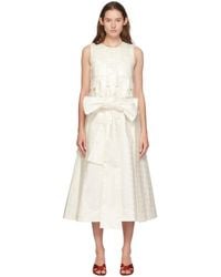 Super Yaya - Off- Linda Beatrice Midi Dress - Lyst