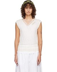 Simone Rocha - Layered Liquid Lace Trim T-Shirt - Lyst
