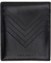 Rick Owens - Hollywood Square Glossy Lamb Card Holder - Lyst