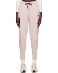 Nike - Pink Sportswear Tech Lounge Pants - Lyst