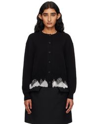McQueen - Cobweb Lace Cardigan - Lyst