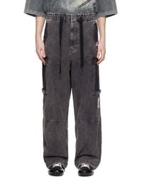 Maison Mihara Yasuhiro - Cotton Satin Cargo Pants - Lyst