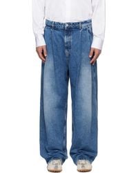 Hed Mayner - Pleated Jeans - Lyst