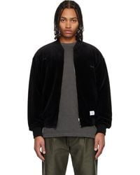 WTAPS - Blouson De Survêtement Athletic Noir - Lyst