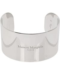 Maison Margiela - Logo Reference Cuff Bracelet - Lyst