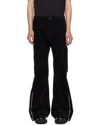 we11done - Zip Vent Trousers - Lyst