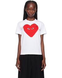 COMME DES GARÇONS PLAY - Comme Des Garçons Play Big Heart T-shirt - Lyst