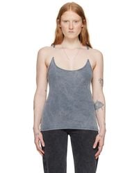 Y. Project - Blue Invisible Strap Tank Top - Lyst