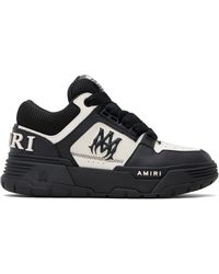 Amiri - Baskets Ma-1 Blanc Et Noir À Écusson À Logo - Lyst