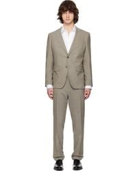 BOSS - Micro-Patterned Slim-Fit Suit - Lyst