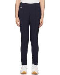 Lacoste - Navy Pinched Seam Pants - Lyst