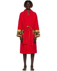 Versace - Red 'i Heart Baroque' Robe - Lyst