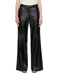 AYA MUSE - Pantalon vortico noir en cuir synthétique - Lyst