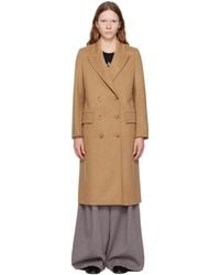 Max Mara - Tan Elmi Coat - Lyst