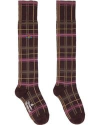 Vivienne Westwood - Multicheck High Socks - Lyst