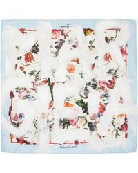Maison Margiela - Printed Silk Foulard Scarf - Lyst