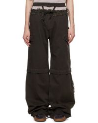 OTTOLINGER - Baggy Cargo Pants - Lyst