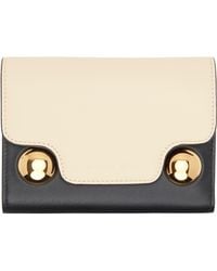 Marni - Off- & Leather Trunkaroo Trifold Wallet - Lyst