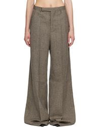 Rick Owens - Tower Wide Tailored Trousers - Lyst