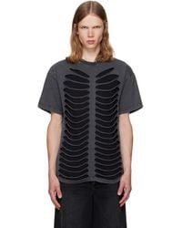 AVAVAV - Tier Cut-Out Double Layer T-Shirt - Lyst
