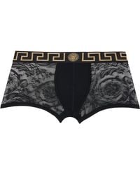 Versace - Jacquard Barocco Boxer Briefs - Lyst
