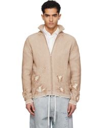 MM6 by Maison Margiela - Ribbed Knit Jacket - Lyst