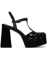 Melissa - Chaussures à talon bottier party noires - Lyst