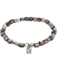Paul Smith - Stripe Bead Bracelet - Lyst
