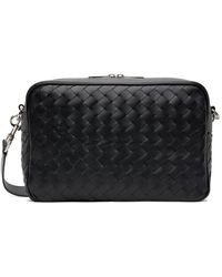 Bottega Veneta - レザー メッセンジャーバッグ - Lyst