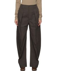 Lemaire - Curved Volume Trousers - Lyst