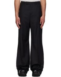 MATIERES FECALES - Wool Trousers - Lyst