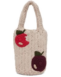 JW Anderson - Off- Apple Print Tote - Lyst