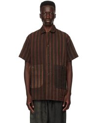 Uma Wang - Brown Terry Shirt - Lyst