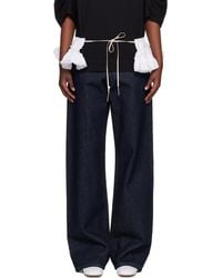 Dries Van Noten - Ruffled Cotton Waist Belt - Lyst