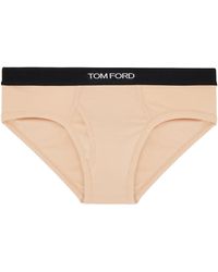 Tom Ford - Beige Classic Fit Briefs - Lyst